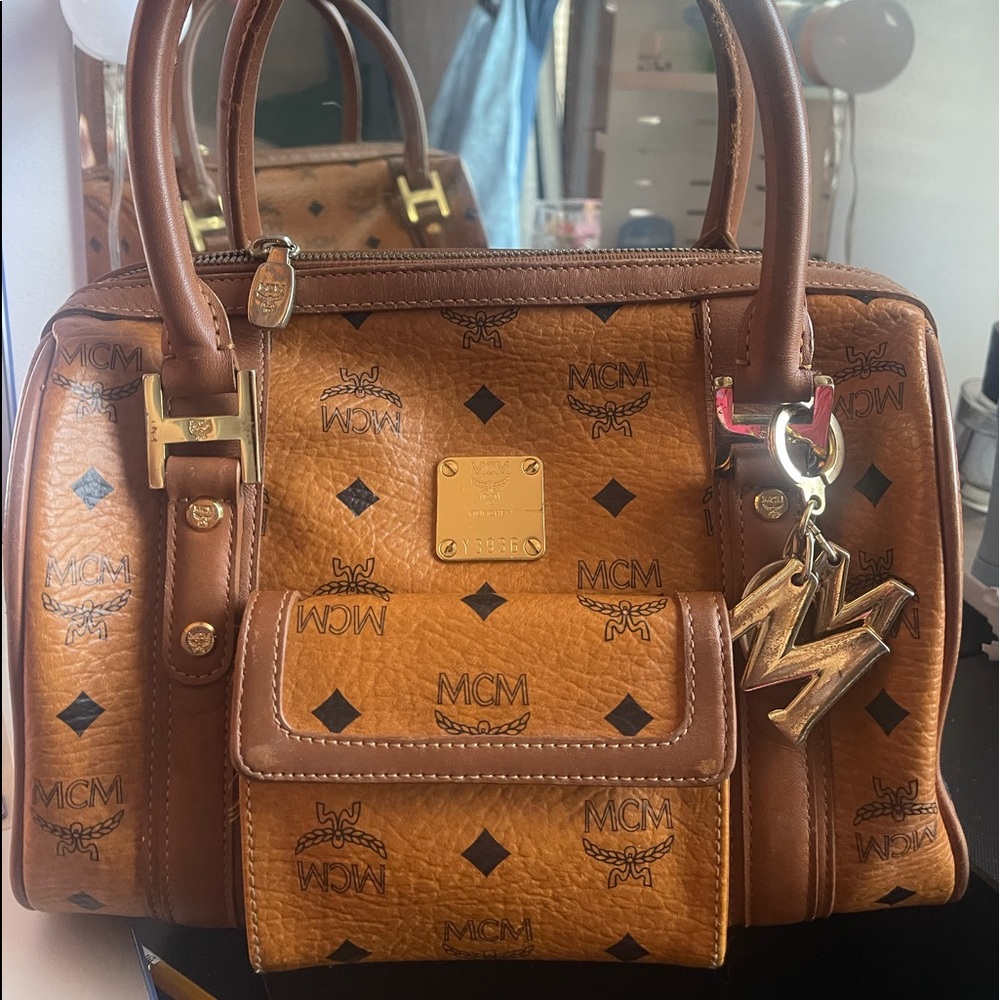 Mcm  boston bag